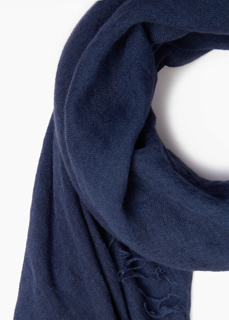 Chan Luu Cashmere and Silk Scarf Medieval Blue