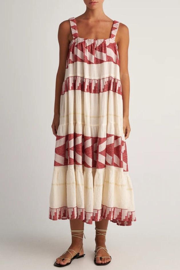 Pearl & Caviar Knossos Maxi Dress