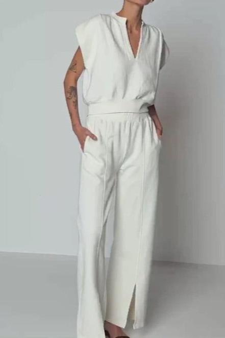 Nation LTD Lincoln Front Slit Knit Pant