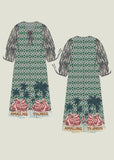 Polette Tropical Safari Dress