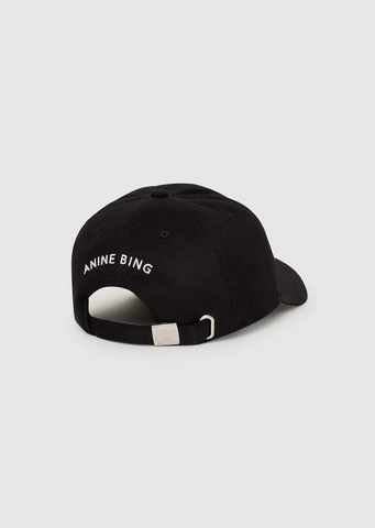 Jeremy Baseball Cap Letterman Black