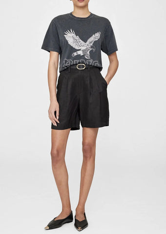 Lili Tee Retro Eagle Washed Black