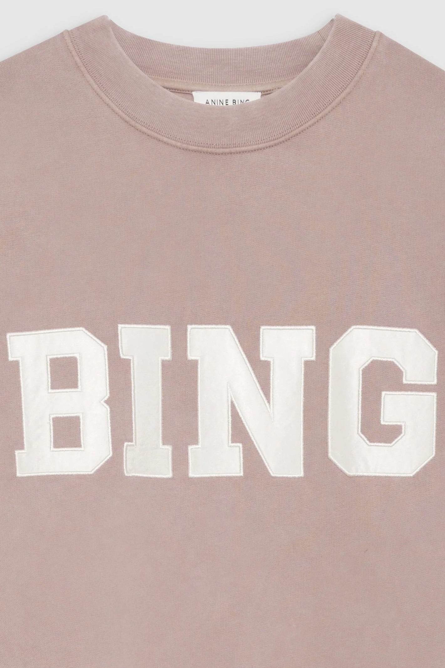 Anine Bing Tyler Satin Bing Sweatshirt