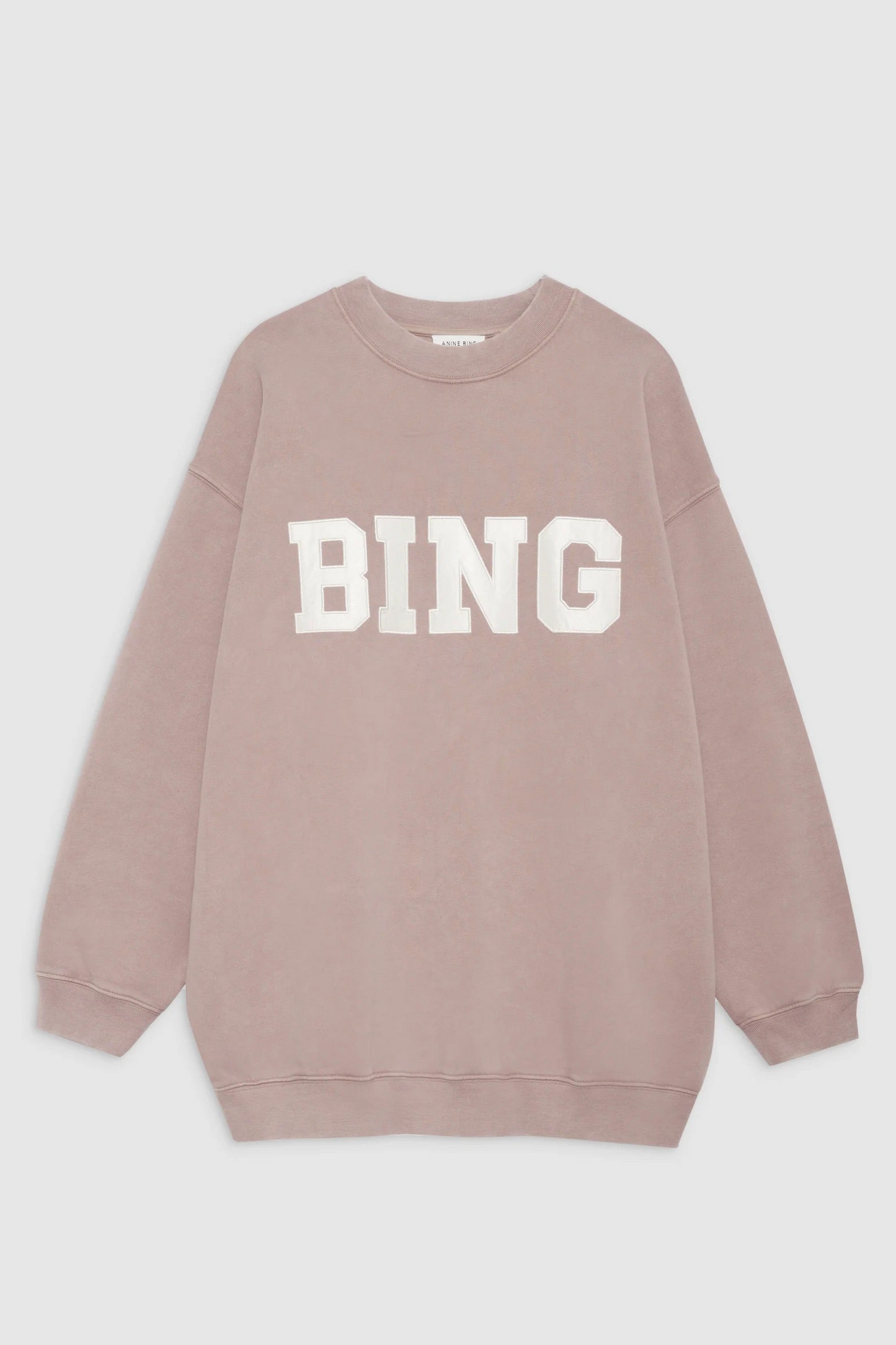 Anine Bing Tyler Satin Bing Sweatshirt