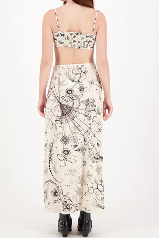 Me369 Anika Skirt Tattoo Print