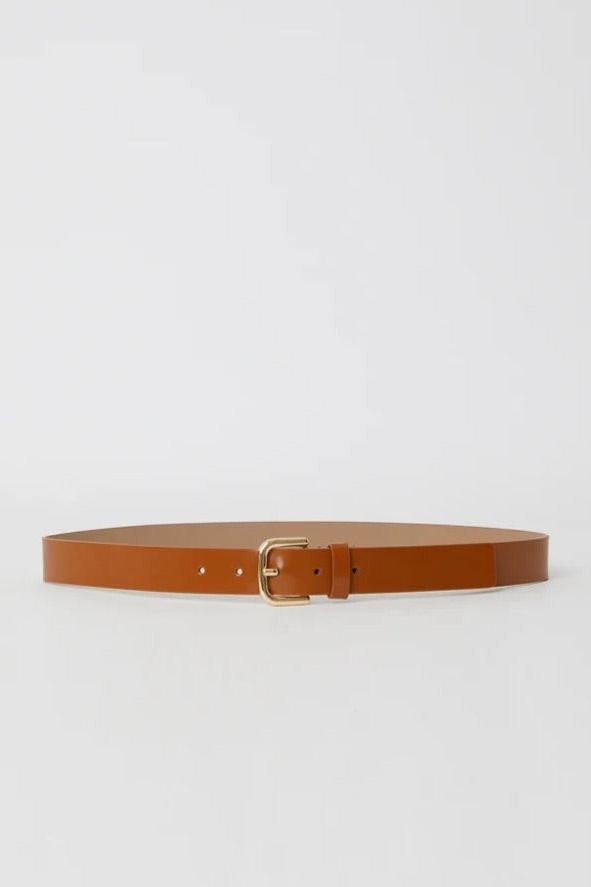 B-Low The Belt Lennox Mod Leather Belt Cuoio Gold