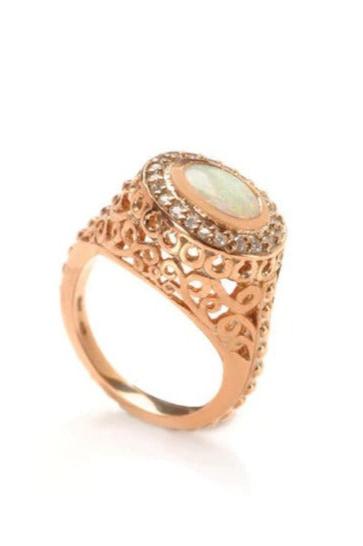 Meredith Kahn Emmeline Cocktail Ring Opal