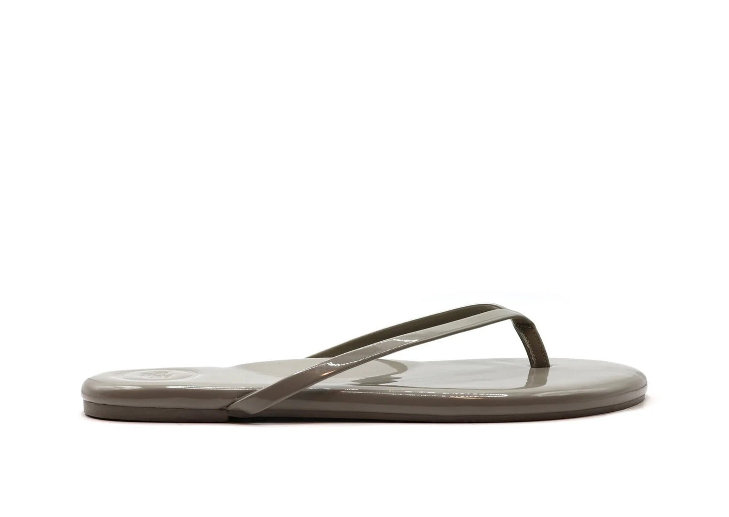 Solei Sea Indie Classic Thin Strap Sandal Light Taupe Patent