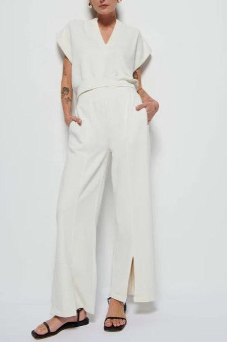 Nation LTD Lincoln Front Slit Knit Pant