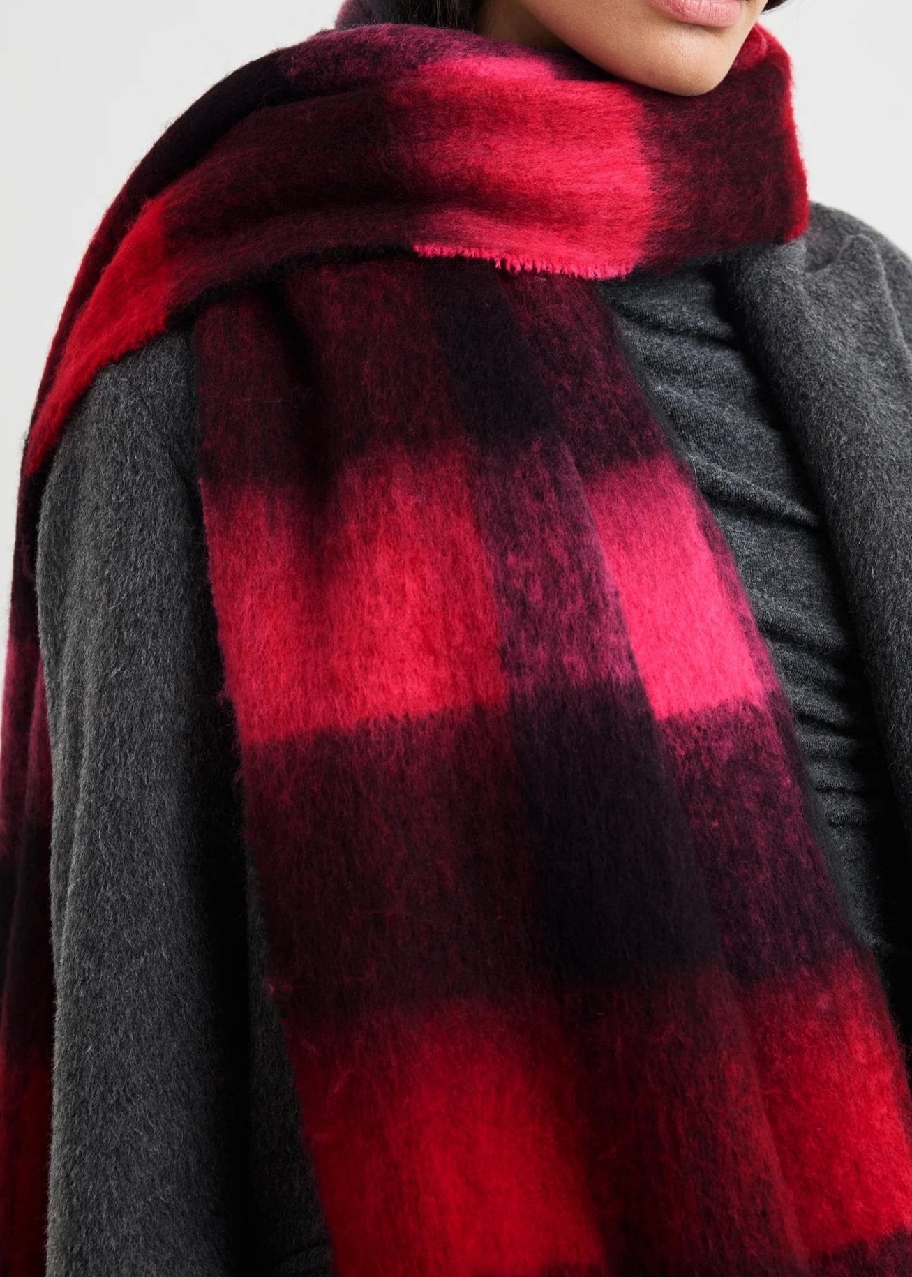 Rails Oslo Scarf Scarlet Onyx Pink