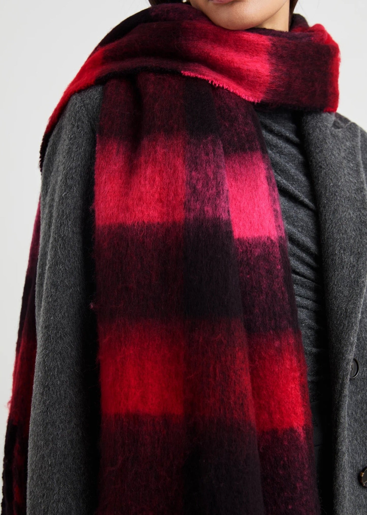 Rails Oslo Scarf Scarlet Onyx Pink