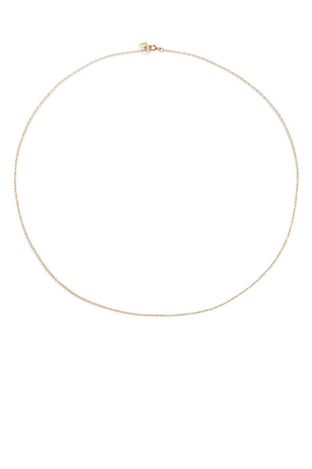 SCOSHA 10k Plain Chain Necklace 18"