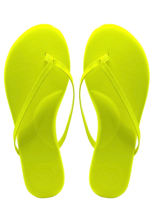 Solei Sea Indie Classic Thin Strap Sandal Lemon