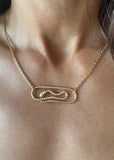 Snake Paperclip Necklace 16