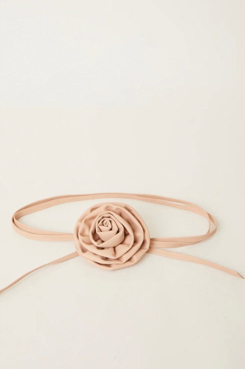 B-Low The Belt Rosette Belt Apricot