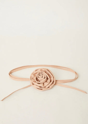 Rosette Belt Apricot