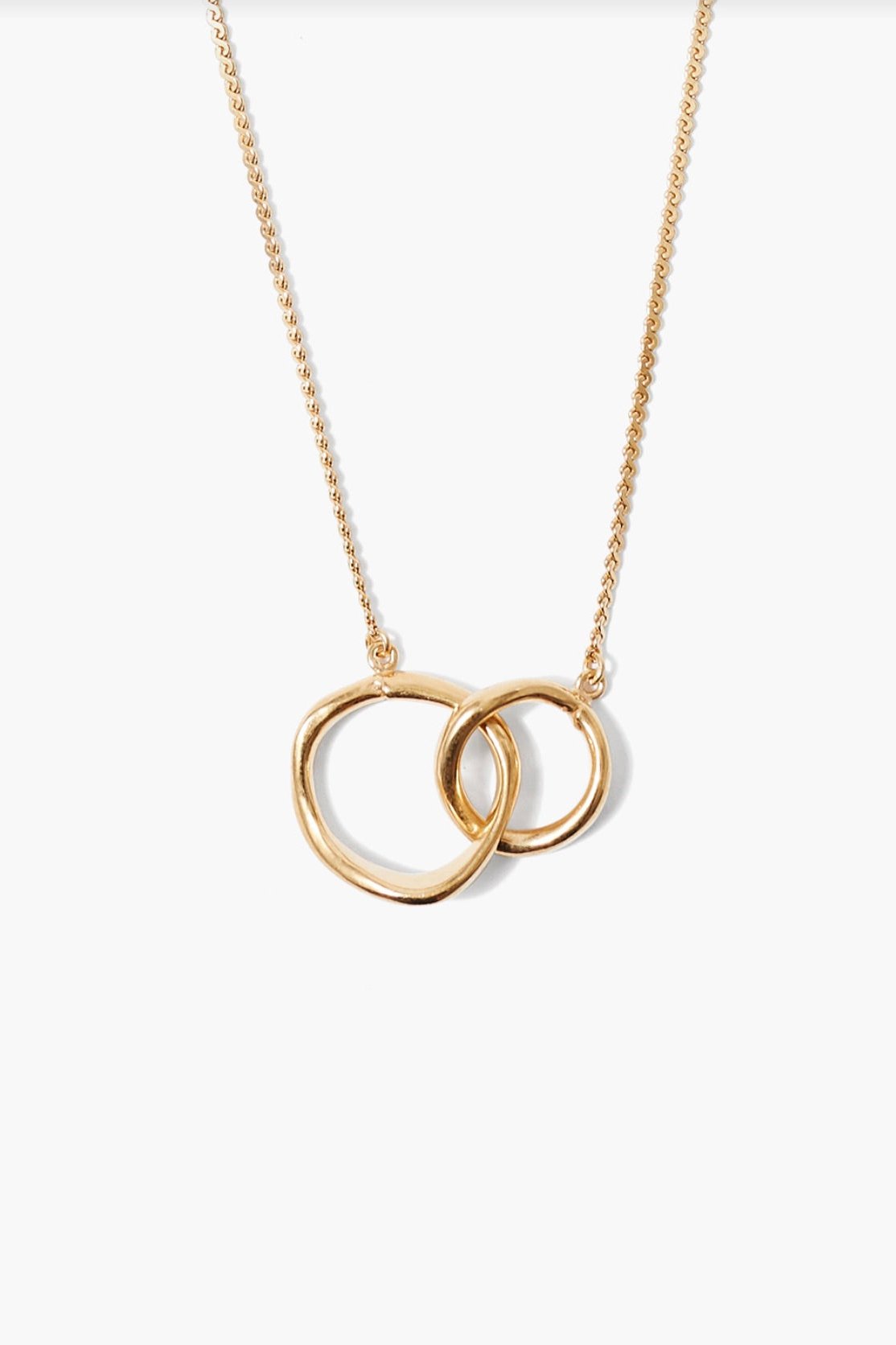 Chan Luu Reunion Link Necklace Yellow Gold