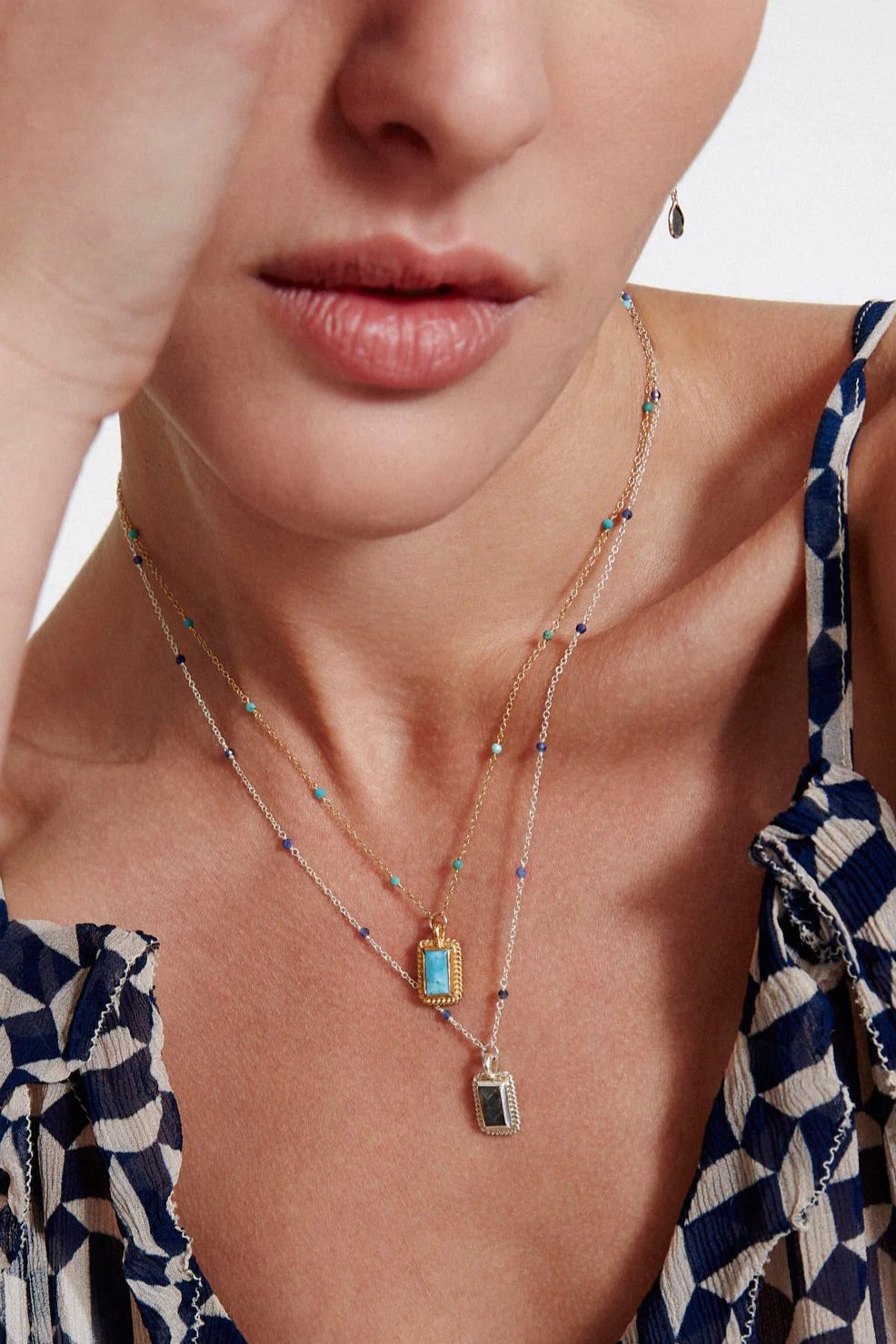 Chan Luu Aura Necklace Turquoise