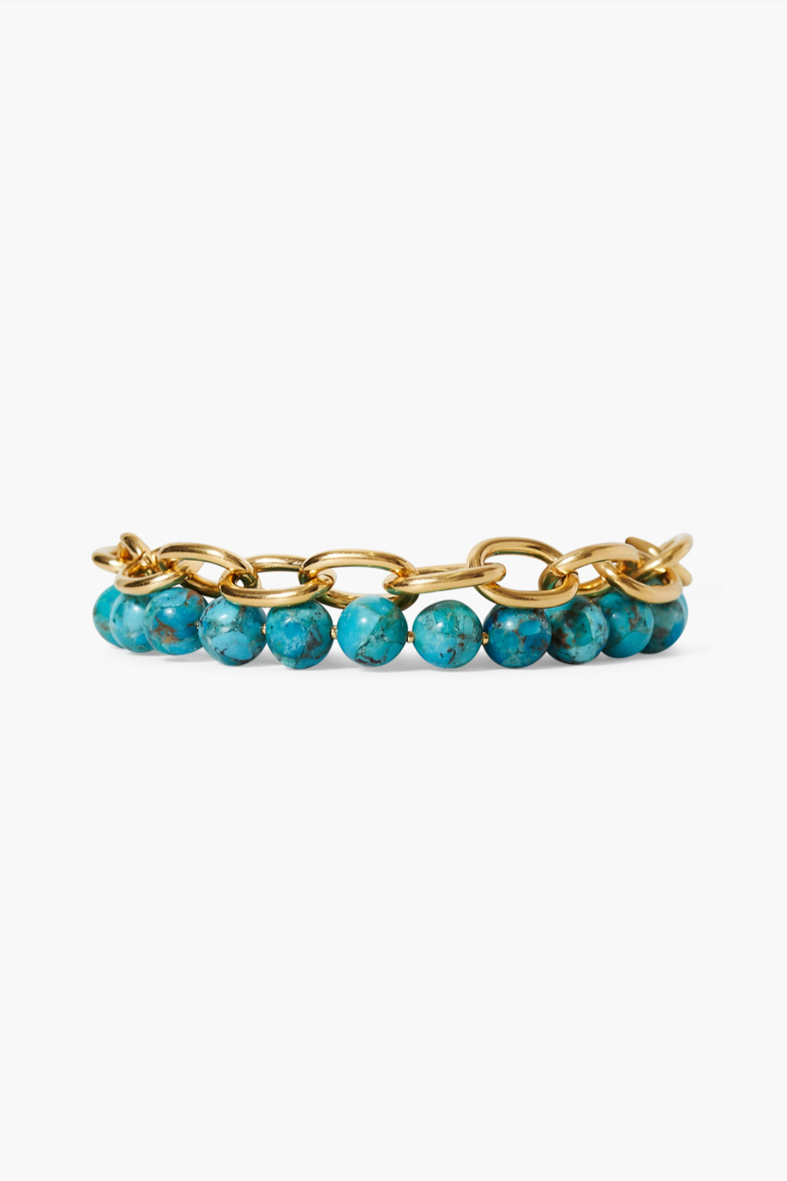 Chan Luu Esme Chain Bracelet Turquoise