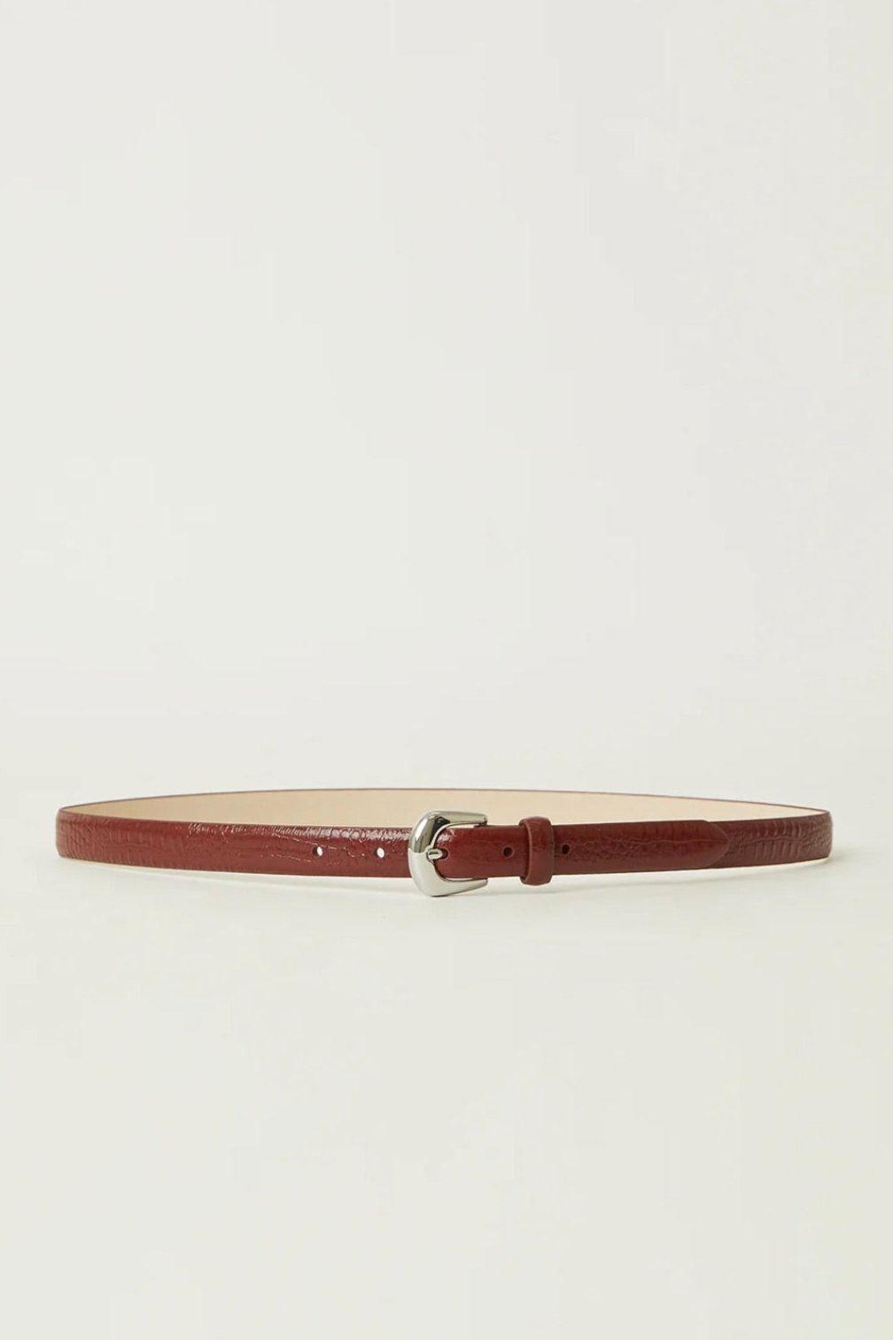 B-Low The Belt Kennedy Mini Croco Garnet Silver