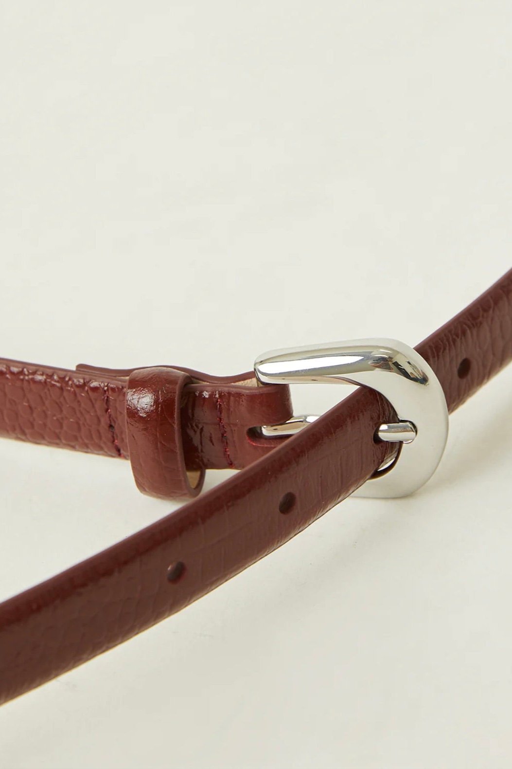 B-Low The Belt Kennedy Mini Croco Garnet Silver