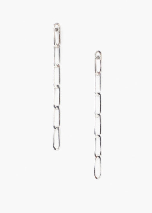 Chan Luu 18k GP + Sterling Silver Chain Drop Earrings