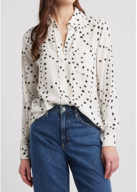 Rails Kathryn Shirt Ivory Star Chain