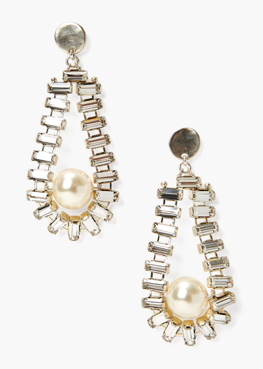 Chan Luu Swarovski Crystal Drop Earrings