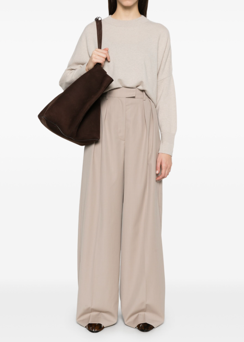 Anine Bing Lou Trouser Taupe