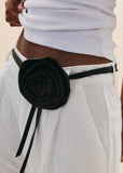 Rosette Belt Black