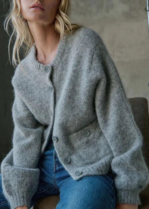 Nation LTD Tessa Cardigan Dove Gray Heather