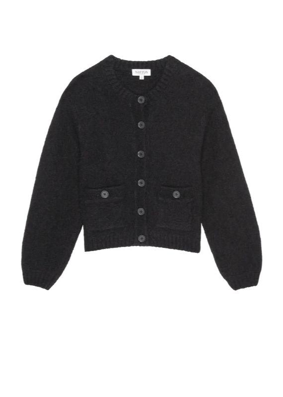 Nation LTD Tessa Cardigan Jet Black