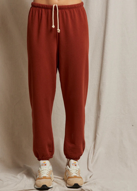 Perfect White Tee Johnny French Terry Sweatpant Russet