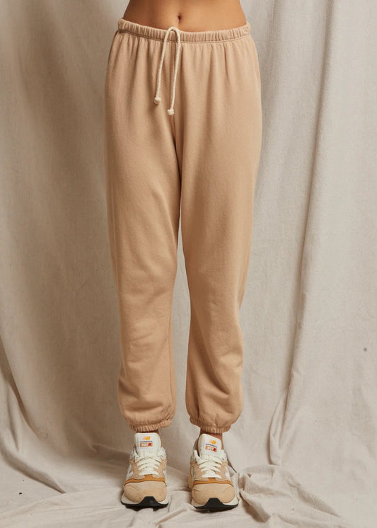 Perfect White Tee Johnny French Terry Sweatpant Sand Dune