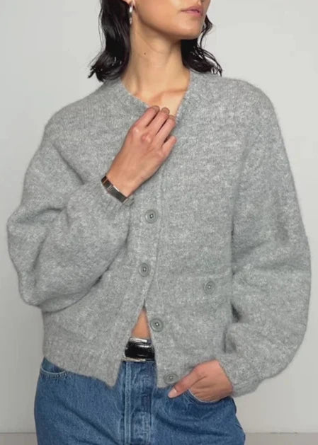 Nation LTD Tessa Cardigan Dove Gray Heather