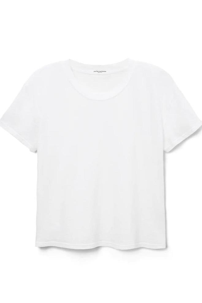 Perfect White Tee Harley Crew Tee White