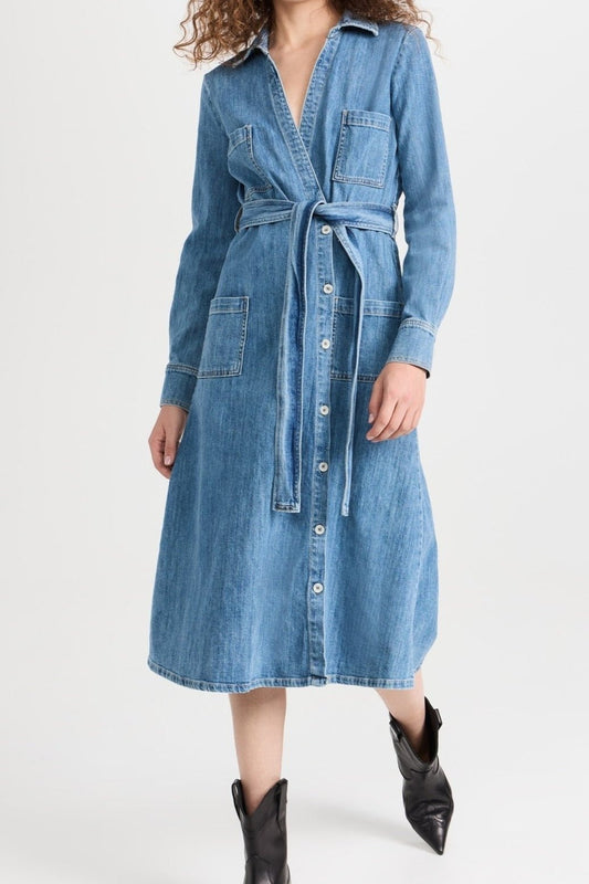 Le Jean Misty Midi Dress