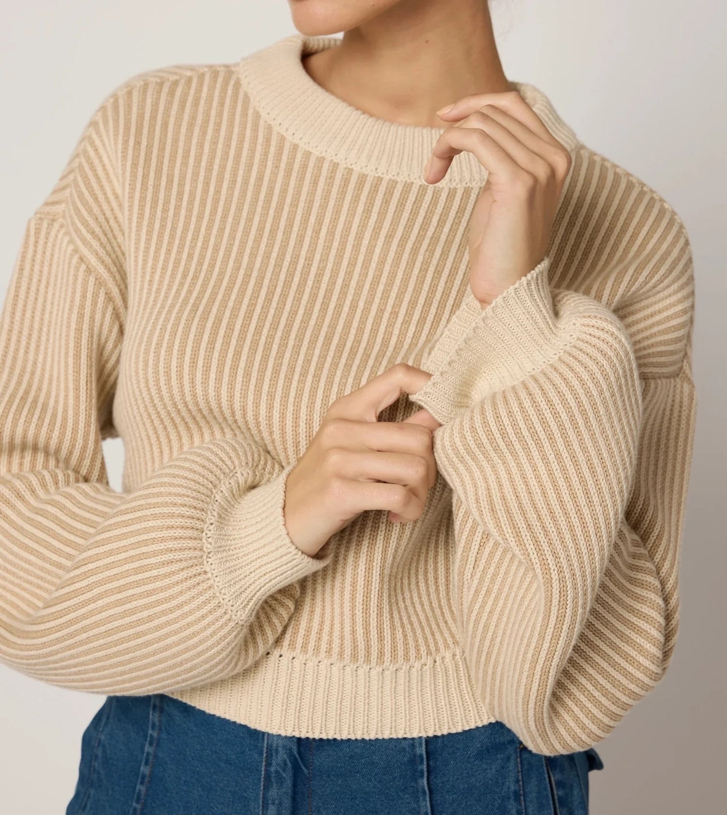 Cleobella Sydney Sweater | Ivory Oatmeal