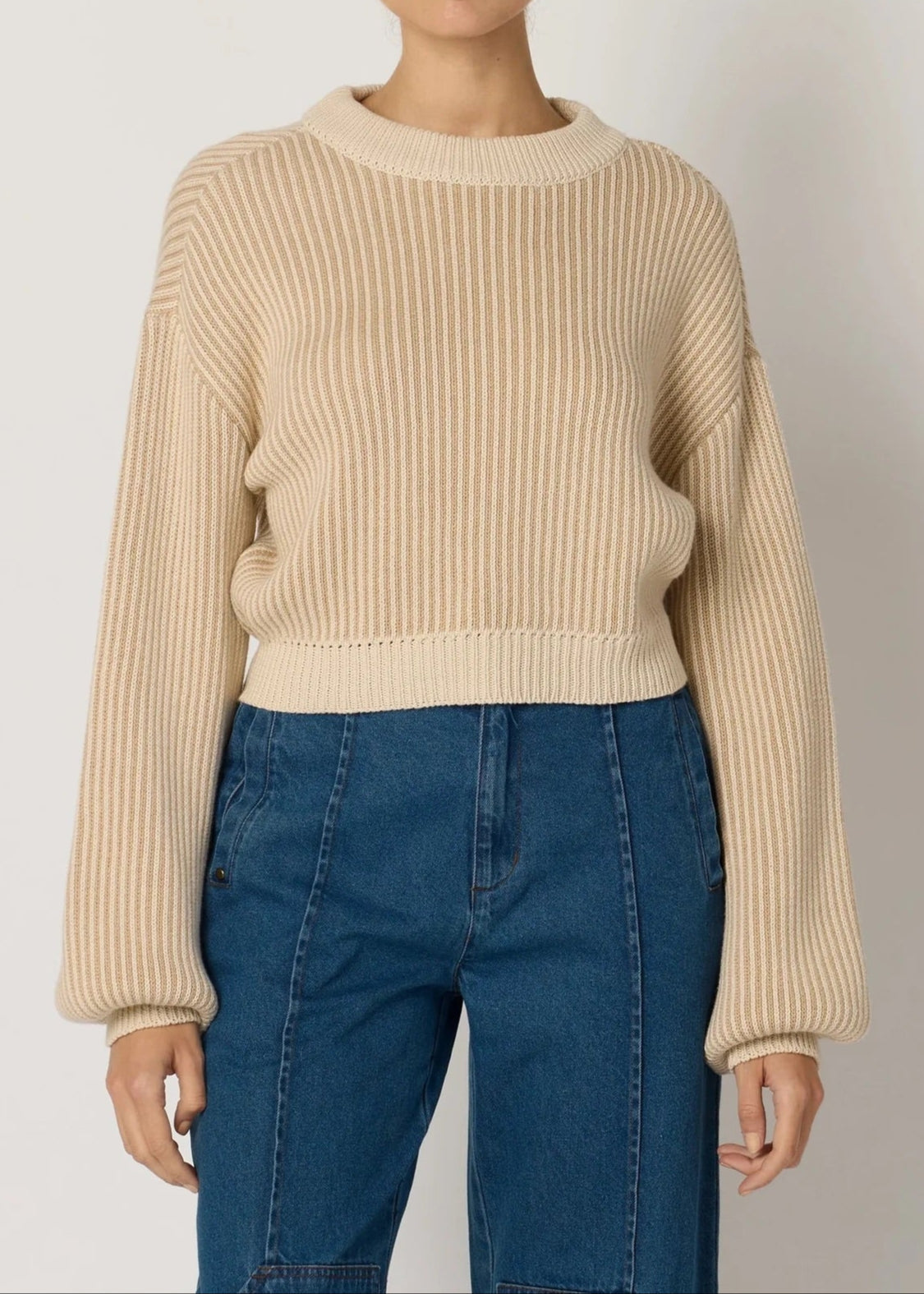 Cleobella Sydney Sweater | Ivory Oatmeal